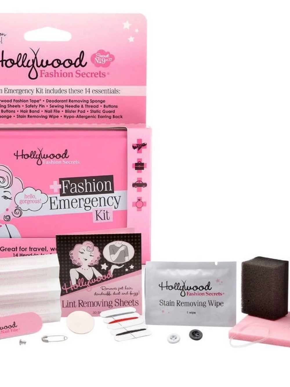 Hollywood Fashion Secrets Pink Style Emergency Kit